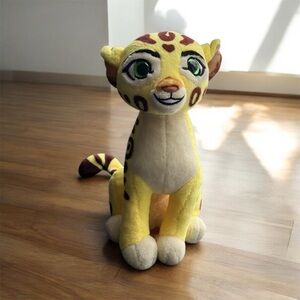 Disney Ty FULI The Lion Guard Plush Toy Cheetah Stuffy Disney Kids Yellow Brown